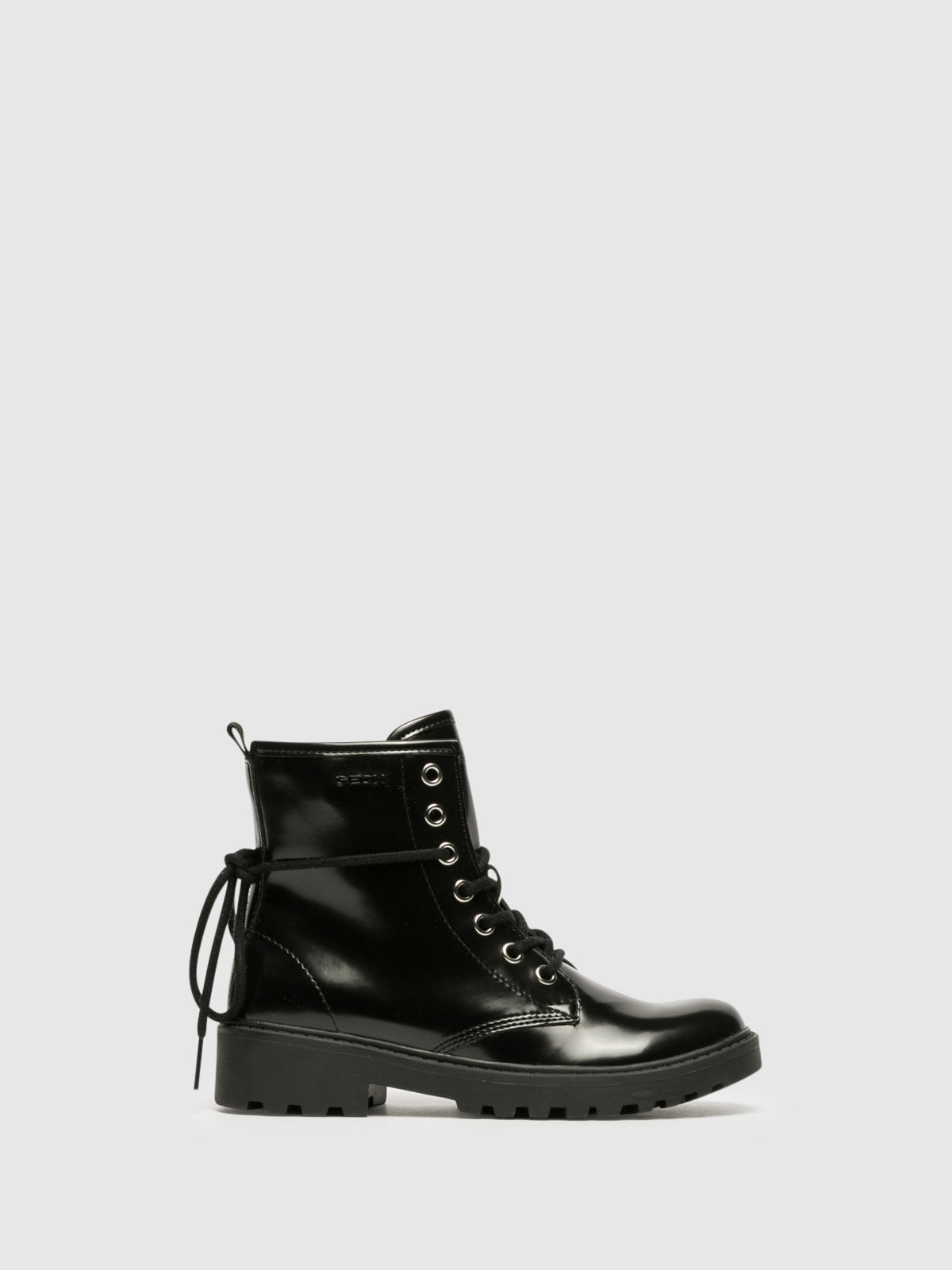 Geox Black Zip Up Ankle Boots